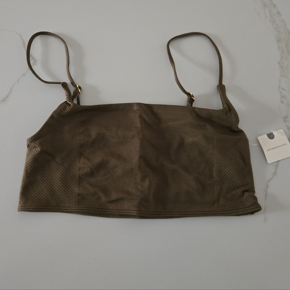 Anthropologie Seamless Square Neck Bralette - Picture 4 of 7